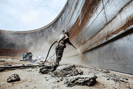 Blasting and metal preparation