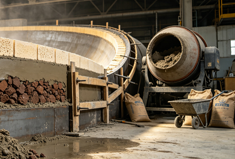 Castables and insulating refractories