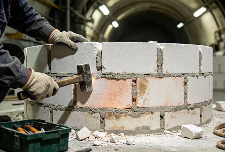 Corundum bricks