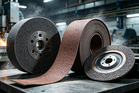 grinding wheels, belts, and discs